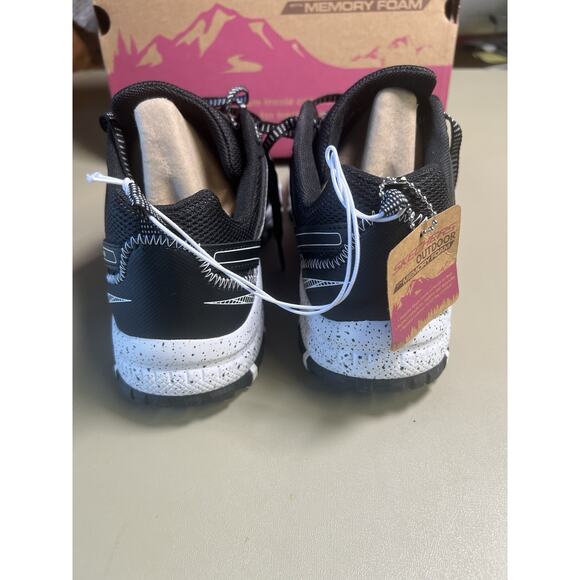 Skechers Outdoor Memory Foam Hillcrest Women’s 10 Black/White Style 179097S - Picture 6 of 12